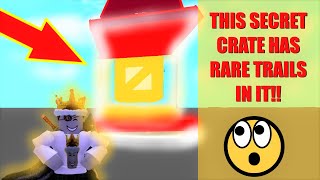 THIS SECRET CRATE has RARE TRAILS IN IT! speed city (Roblox)