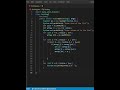 Codes to create a bubble sort in an array descending order  #shorts