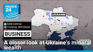 A closer look at Ukraine's mineral wealth as deal with US takes shape • FRANCE 24 English