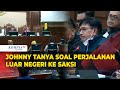 Johnny G Plate Tanyakan Soal Perjalanan Luar Negeri ke Saksi Pejabat Bakti Kominfo