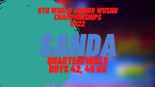 8th World junior wushu championships 2022|SANDA Quarterfinals