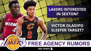 Lakers Free Agency Rumors: Collin Sexton Interest? Target Victor Oladipo? + Shareef O’Neal Workout