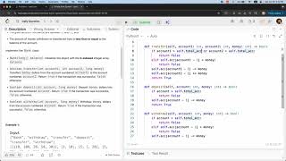 LeetCode 2043 - Simple Bank System | Practice + Walkthrough