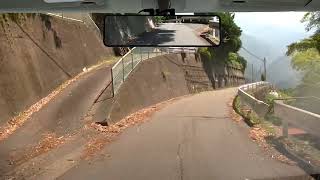 車載 下栗の里〜国道１５２号