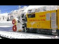 zaugg schienenschneefrässchleuder der rhätische bahn