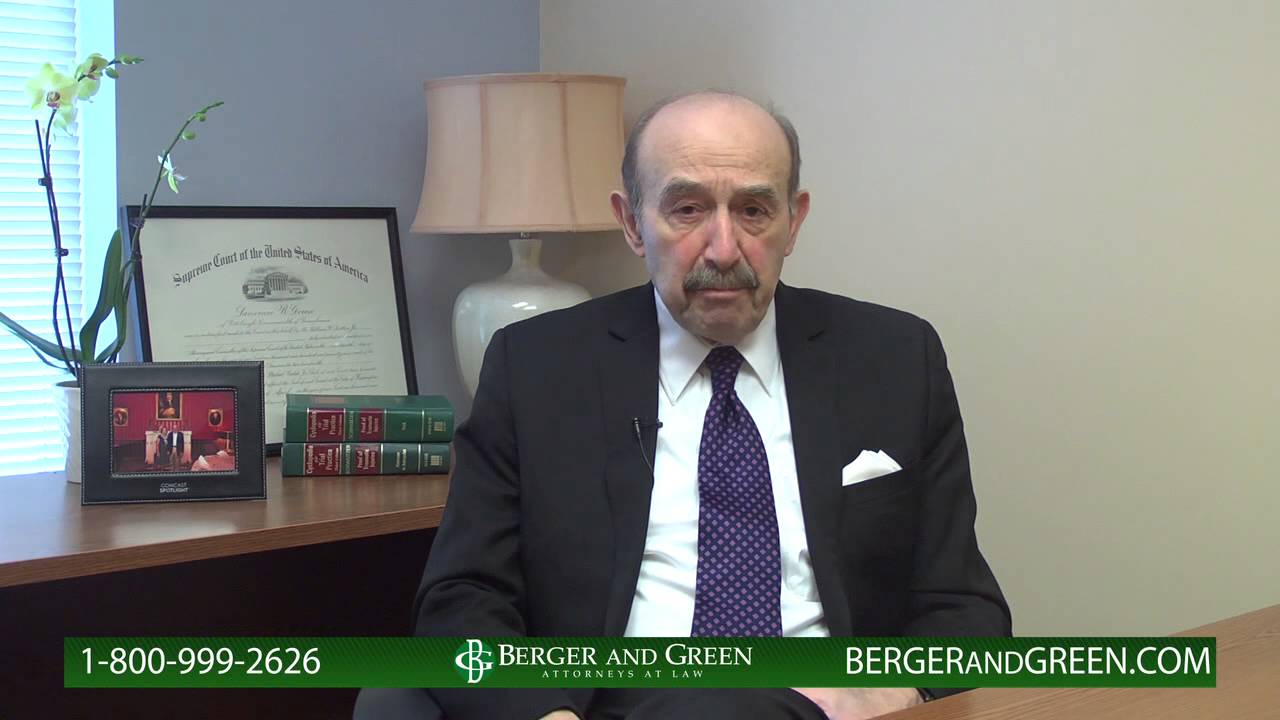 Meet Larry Green - Berger And Green Injury And Disability Lawyers - YouTube