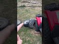 ATV tire change from rim.