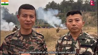 Two Gorkha Soldier Brothers 🇮🇳 🇳🇵 #nepalarmy #indianarmy indianepal #gorkha