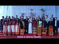 Priscilla Pamei Wedding night-Dance presented by her family members at Mowkaiaw, Meghalaya.