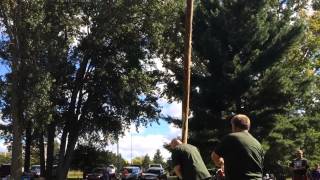 The Caber Toss at the Michigan Irish Music Festival