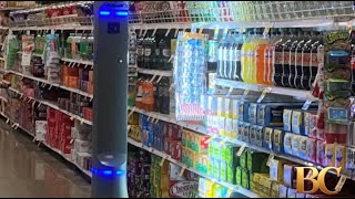 Kroger’s new test robot, ‘Barney’, checks prices, shelves for missing items
