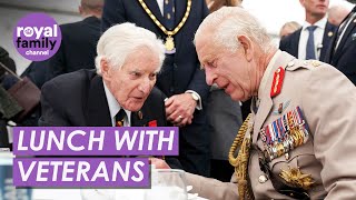 The King and Queen Have Lunch With Veterans at D-Day Ceremony