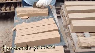 Handmade Process of LOPO Split Rock Brick