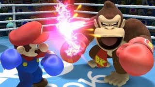 Mario and Sonic at the Rio 2016 Olympic Games (Wii U) - All Characters Gameplay (Boxing)