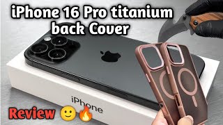 I Phone 16 Pro - Corner Guard Titanium Magnetic Case - iPhone 16 Pro ~ Best Review 🔥🙂