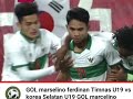 gol Marcelino timnas u 19 vs Timnas Korea Selatan u 19#shorts