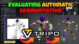 Evaluating Tripo 3D Automatic Segmentation Rapid Decomposition into High Detail Mesh Components #3d