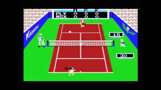 Konami's Tennis MSX