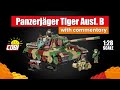 German heavy tank destroyer in 1:28 scale from bricks - Panzerjäger Tiger Ausf. B - Limited Edition