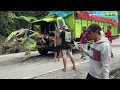 clearly recorded incident of truck brake collision