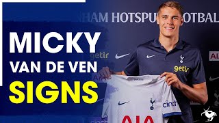 **OFFICIAL** Micky Van De Ven SIGNS For Tottenham!