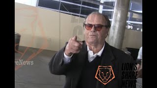 Jack Nicholson Nicholson being Jack Nicholson!  EXCLUSIVE from the Vault!