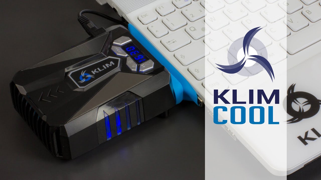 (EN, FR, DE, IT, ES) KLIM Cool : The Most Efficient Laptop Cooler - YouTube