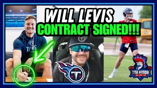 Tennessee Titans QB Will Levis has Signed his Rookie Contract! | Titan Anderson Reacts #titans