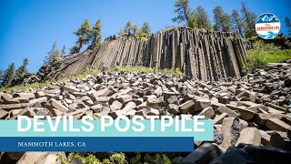 Unusual Rock Formation at Devils Postpile National Monument Near Mammoth Lakes, CA