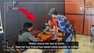 Salute For Saving Life 💖🙏| Lovers in Coffee Shop | Help Others | Social Awareness Video | 123 Videos