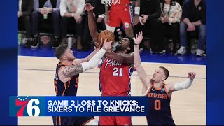 76ers plan to file grievance about officiating during first two games of series