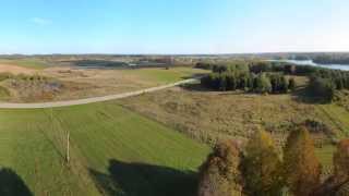 Linkmenų apylinkės nuo vandens bokšto / Panorama of Linkmenys