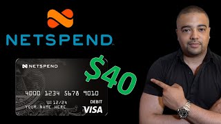 Netspend - $20 Prepaid Debit Card Bonus