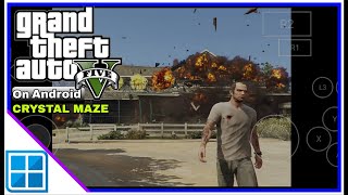 GTA V On Android : #15 Crystal Maze Winlator Emulator SD695+6gb Ram