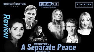 A Separate Peace with David Morrissey \u0026 Jenna Coleman - review