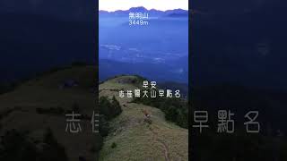 志佳陽早點名 遠眺中央尖