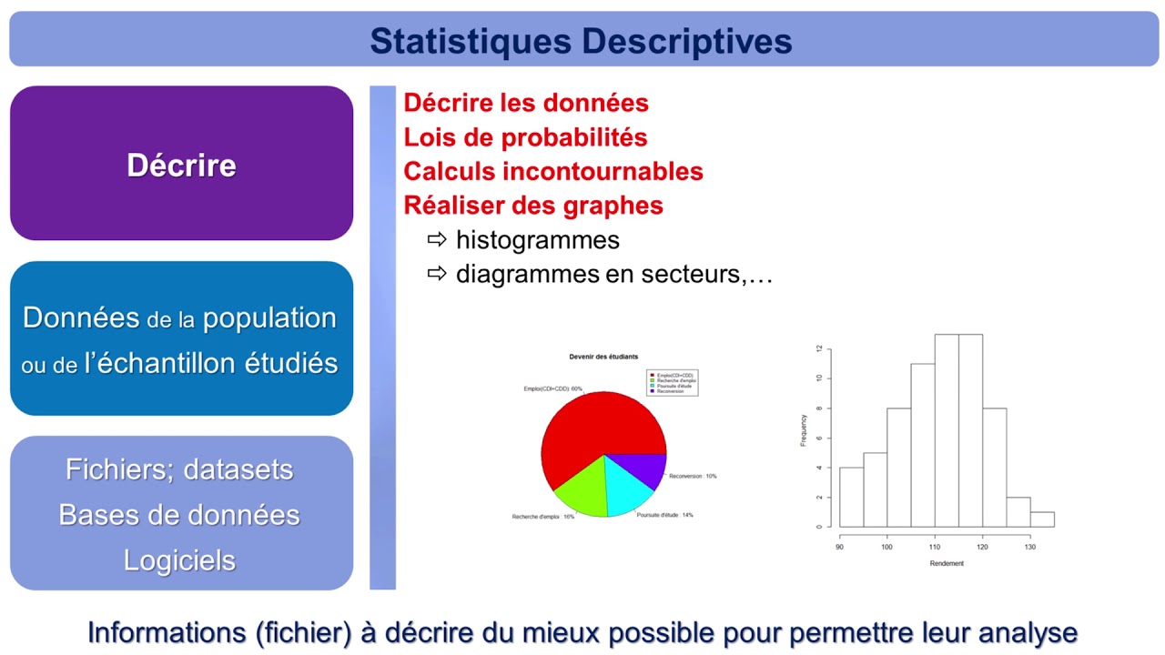 TAM Semaine 3 Statistiques Descriptives Vidéo 1 - YouTube