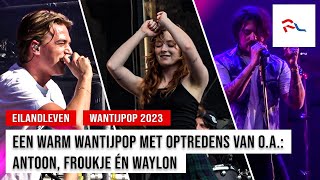 Optredens van ANTOON, FROUKJE en WAYLON op Wantijpop 2023