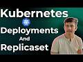 Kubernetes Deployments & ReplicaSets | Complete Guide for DevOps Interviews.