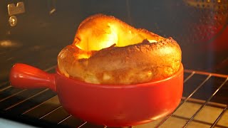 3 Min make dough! Pancakes rising from the oven 🧁 How to make sweet desserts | Dutch baby pancake