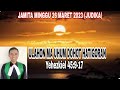 JAMITA MINGGU 23 MARET 2023: HESEKIEL 45:9-17 ULAHON MA UHUM DOHOT HATIGORAN