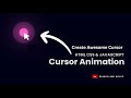 Creating Custom Cursors | Cursor Animation Effects On Mousemove Using HTML, CSS & JavaScript