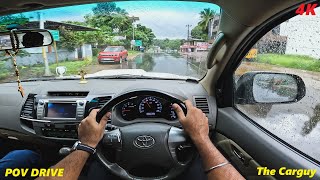 Toyota Fortuner 4x4 POV Driving | 2013 Model | Kerala | 3.0 L D4D | 4K | The Carguy | ASMR | #65 |