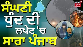 Fog | ਅੱਜ ਵੀ ਸੰਘਣੀ ਧੁੰਦ ਦੀ ਲਪੇਟ 'ਚ ਸਾਰਾ ਪੰਜਾਬ | Zero Visibility | News18 Punjab