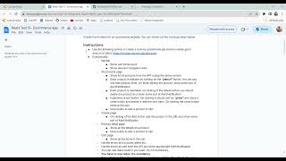 React Test III Ecommerce app II Coding Ninjas