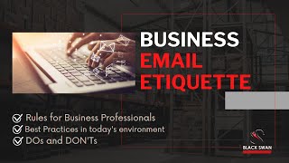 FREE SMALL BUSINESS | Business Email Etiquette DOs and DON'Ts | BSCI
