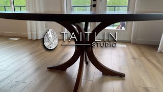 Crafting a Pedestal Maple Dining Table