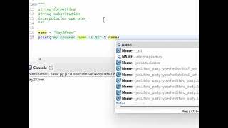 How to use modulo operator in python | interpolation operator | string substitution operator