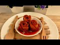 Smoky Meat With Rose Shape | Eng Sub | So Rich And Yummy