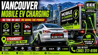 Vancouver Mobile EV Charging | Emergency EV Rescue Service Vancouver WA